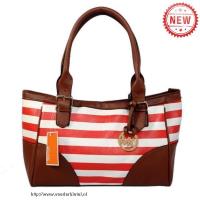 michael kors striped medium rood boekentassen Winkel Enschede lwdre639